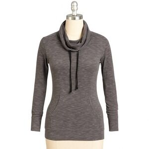Athleta Modal Cowl Neck Hoodie Lounge Travel Workwear Core Edit Womens‎ M